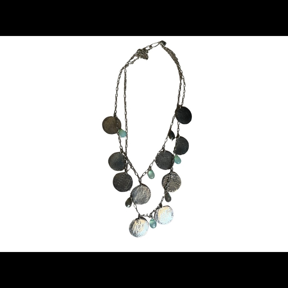 Multi-strand mixed metal Stella & Dot necklace